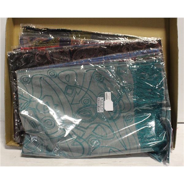 LOT OF 10 PASHMINA FULL SCARVES