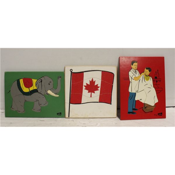 VINTAGE PUZZLE: CANADA FLAG