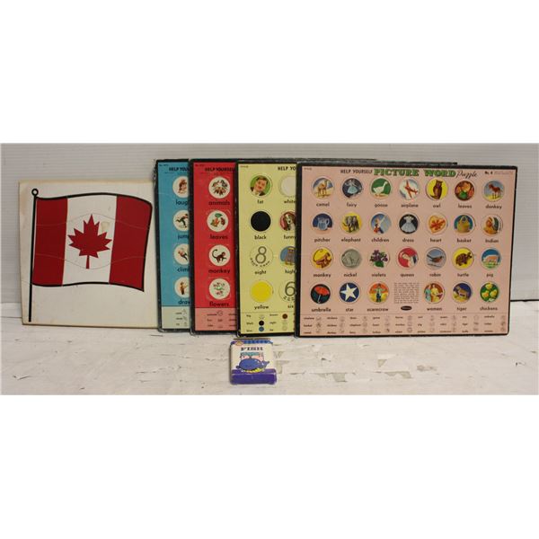 VINTAGE PUZZLE:CANADA FLAG