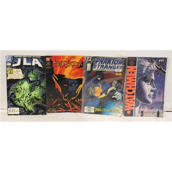 LOT OF 4 VINTAGE 1986,87,91 DC COMICS