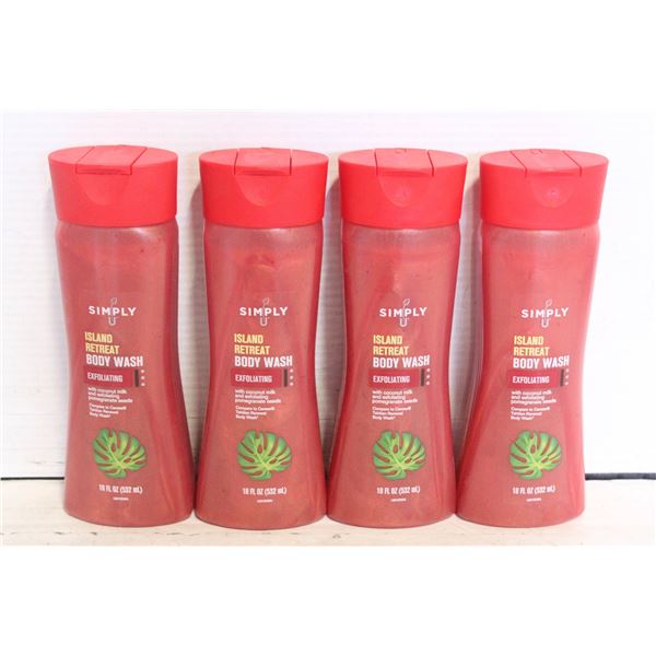 CASE OF SIMPLY U ISLAND RETREAT BODYWASH *EXPIRED*