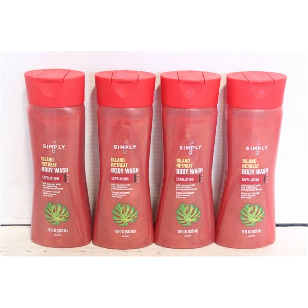 CASE OF SIMPLY U ISLAND RETREAT BODYWASH *EXPIRED*