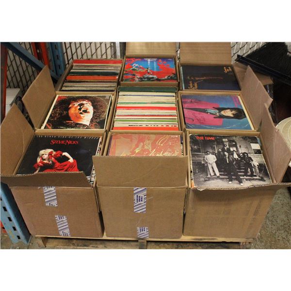 PALLET OF RECORDS: ROCK, POP, COUNTRY & MORE