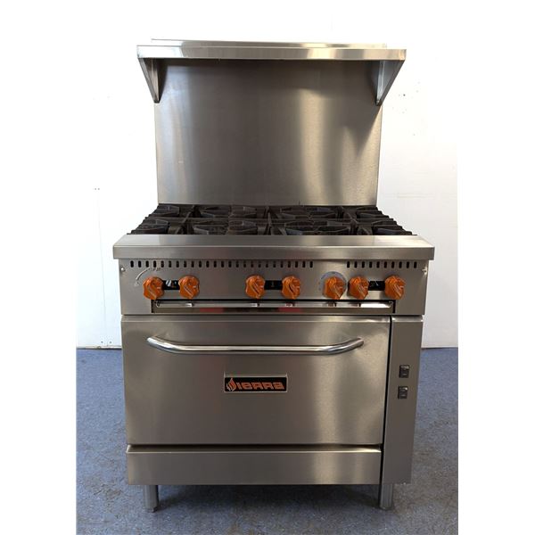 Sierra SR636CO Six Burner Gas Range with Convection Oven | R5-1