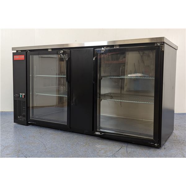 New Air NBB-72-SG 72" Glass 2-Door Back Bar Cooler | 100014/R6