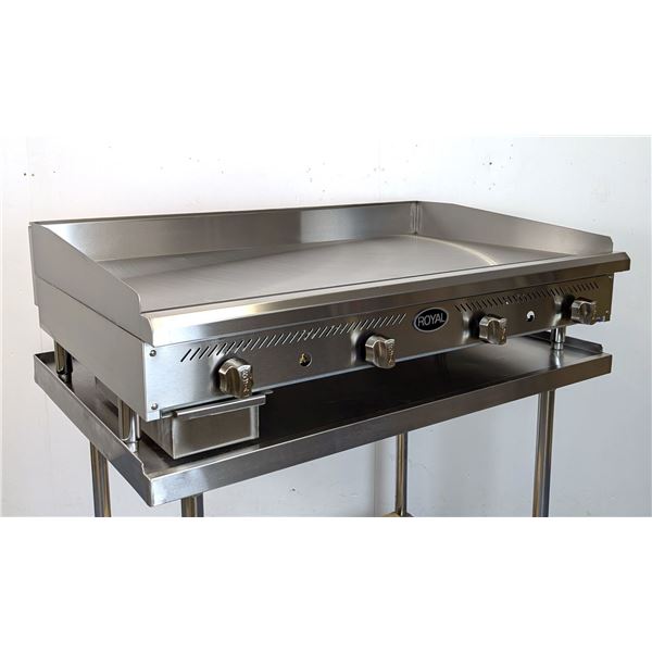 Royal RMG-48 Manual 48" Natural Gas Griddle | LBD
