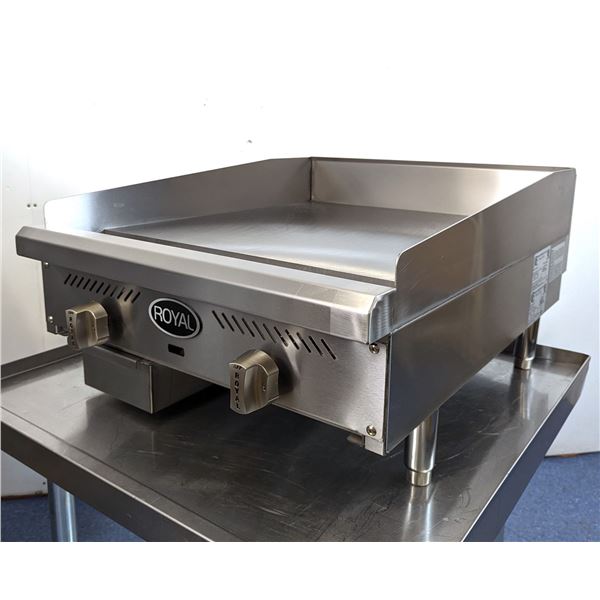 Royal RMG-24 Manual 24" Natural Gas Griddle | LBD