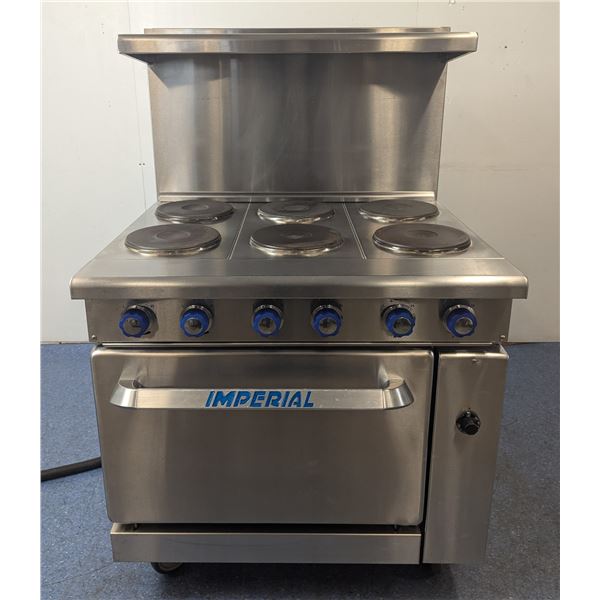 Imperial IR-6-E 36" Six Burner Electric Range, Single Phase | 919/R1