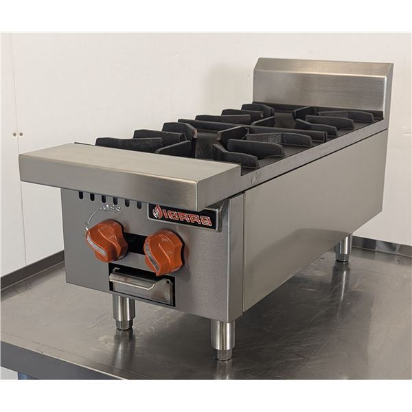 12" Two Burner Hot Plate, Sierra Range SRHP-2-12, December 2021 | MR5-3