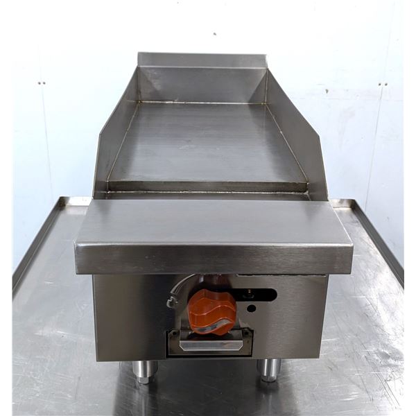 12" Manual Griddle - 3/4" Steel Plate, Sierra Range SRMG-12 | R5-2