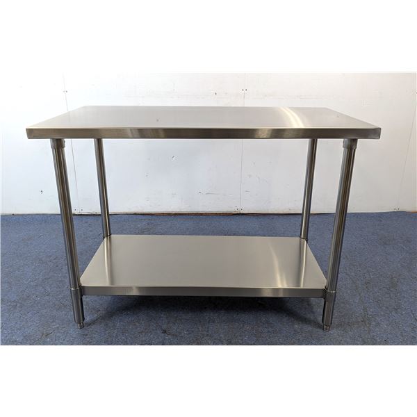 Tarrison 48" x 24" Stainless Steel Work Table | R1