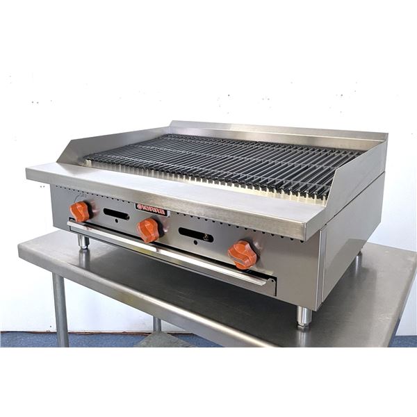 36" Radiant Charbroiler, Sierra Range SRRB-36 | R4-3/MR4-3