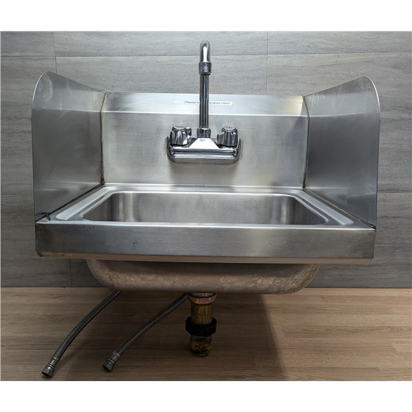 Stainless Steel Wall Mount Hand Sink With Faucet | R5