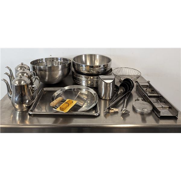 Miscellaneous Stainless Steel Kitchenwares - Lot of Approx 20pcs | MA-2/Front MC-1