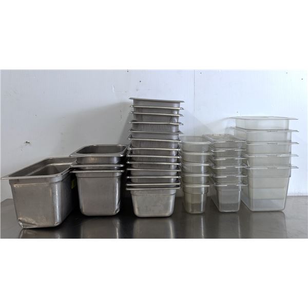 Various Sizes of Stainless & Plastic Inserts - Lot of 33pcs | MA15/PC1