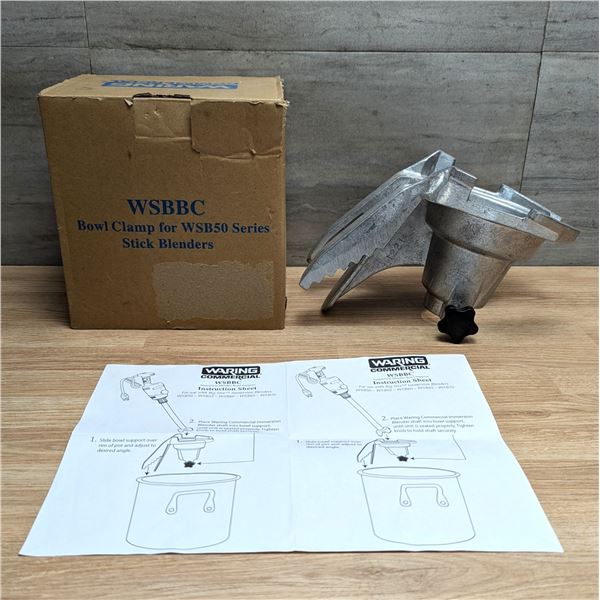 Waring WSBBC Clamp For Big Stik Immersion Blenders | Front C