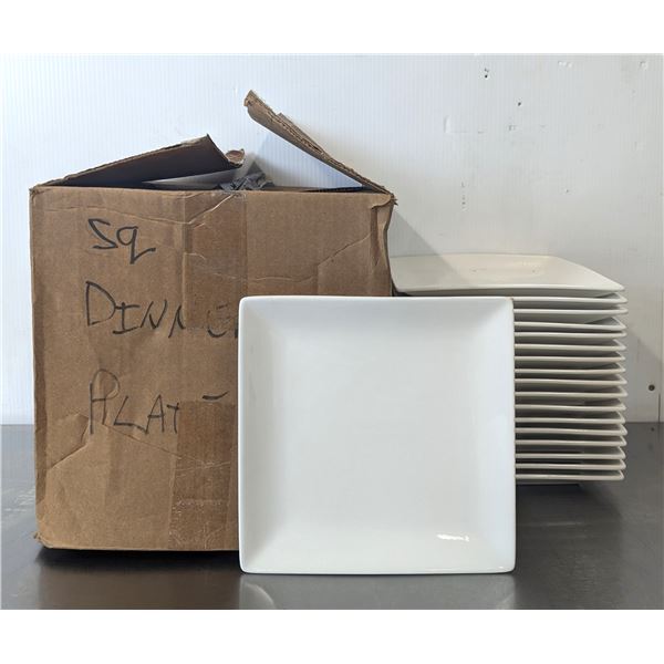 9" x 9" Square Dinner Plates - Lot of 26 | AB-3/Ft F