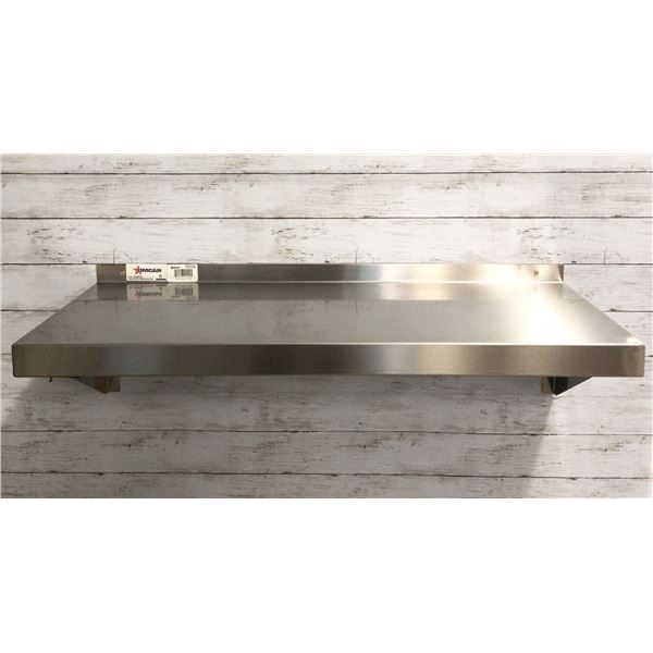 16" x 36" Stainless Wall Shelf, Omcan 24409 | MR4-2