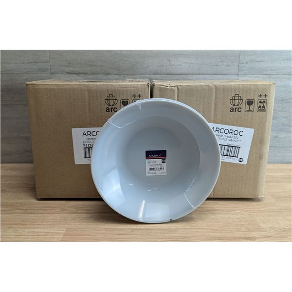 Arcoroc Evolutions 7-7/8" Granite Bowls - Lot of 48 (2 Cases) | R9-2/P1124