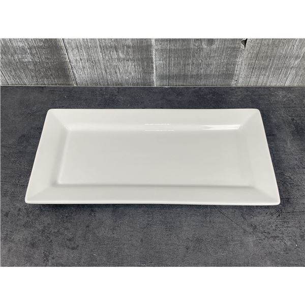 Capitale 12" x 6" Rectangular Platters, Arcoroc FJ830 - Lot of 24 (2 Cases) | L6-2