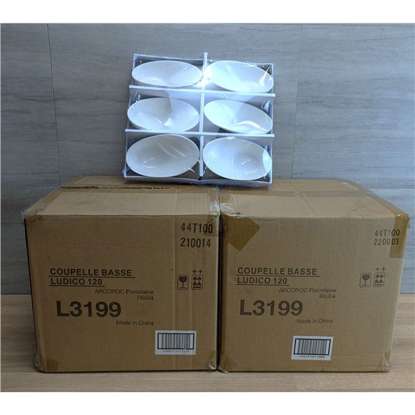 Arcoroc Appetizer 1-1/2oz Lucido Bowls - Lot of 48 (2 Cases) | R8-2/L3199