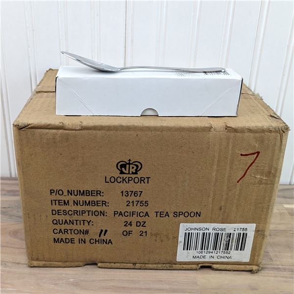 Johnson Rose Pacifica Teaspoons - Lot of 288 (1 Case) | JR 21755/LBD1-1