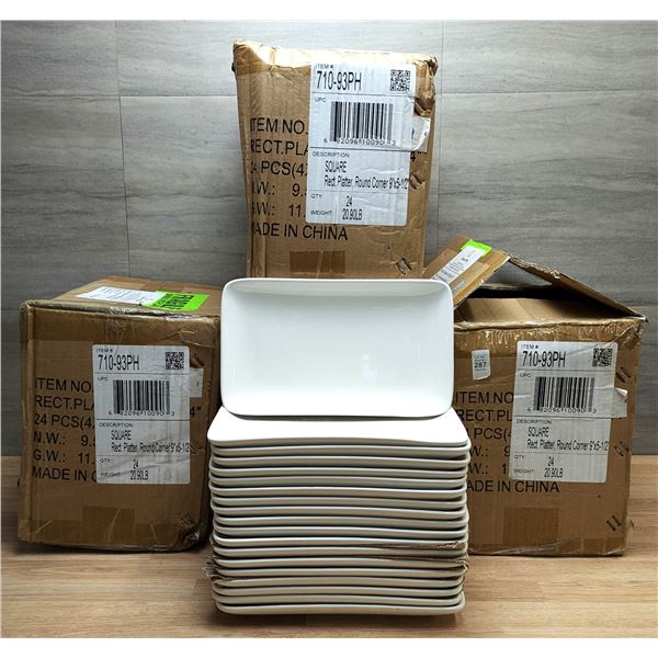 Cameo 9" x 5-1/2" Rectangle Platters, Round Corner - Lot of 75 | AB-2/Front G