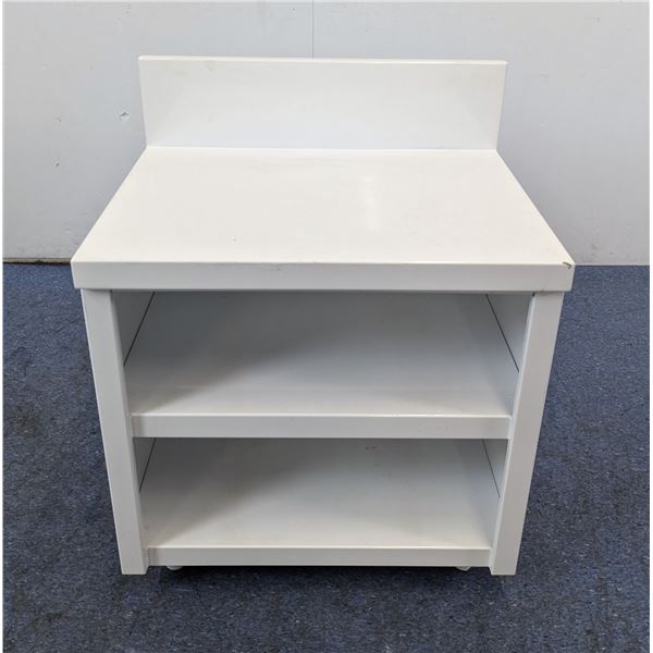24" White Metal Cabinet | MR3-1