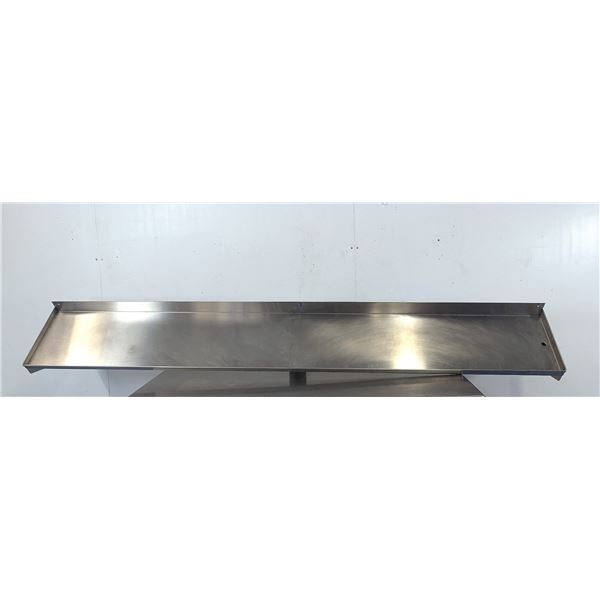 80" Stainless Steel Wall Shelf | MR7-1