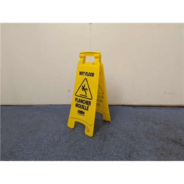 Rubbermaid Caution Wet Floor Sign | AB-13/Front F
