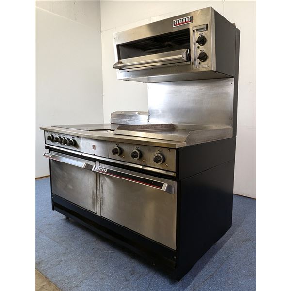 Garland 60” Electric 2 Burners, Chef Top & Griddle With Salamander | MR6-1