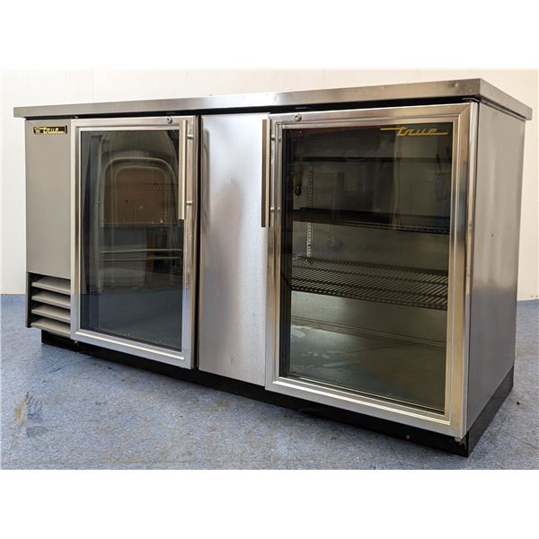 True TBB-3G-S-LD 69" Double Glass Door Back Bar Cooler | 9516/R3