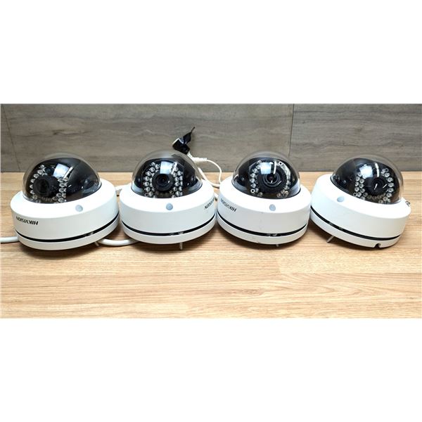 Hikvision 3MP Hi-Res PoE IP Network Dome Camera With 6mm Lens - Lot of 4 | AB-28/Rack H