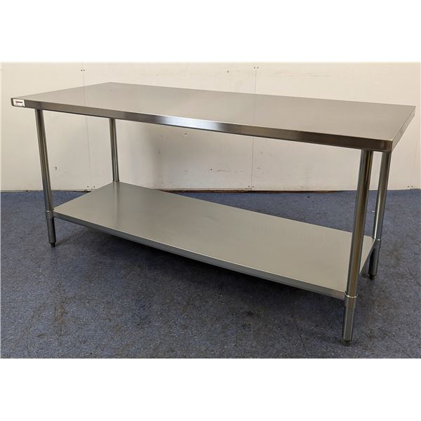 30" x 72" Stainless Steel Work Table, Omcan 22075 | R9