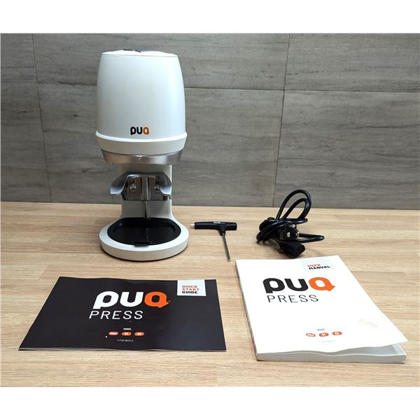 PUQpress Gen 5 Q2 58.3mm Automatic Coffee Tamper, Matt White | FrC