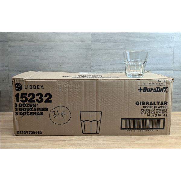 Libbey Gibraltar 10oz Rocks Glasses - Lot of 31 | EC6