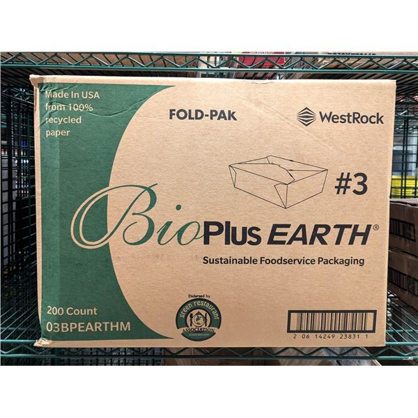 Bio Plus Earth Fold-Pak #3 - Lot of 200 ( 1 case ) | EC6