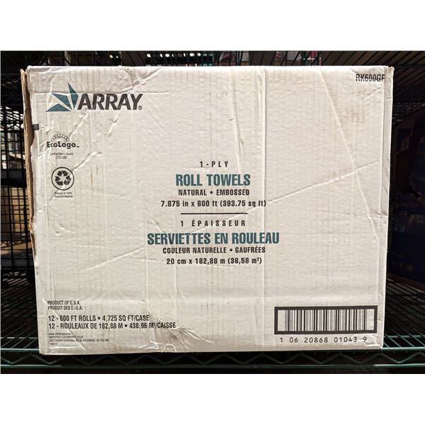 Array Roll Towels 600ft Rolls - Lot of 11 | EC6