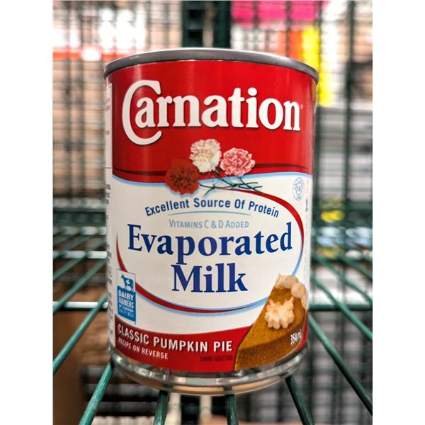 Carnation Evaporated Milk 354mL - Lot of 46  | EC3
