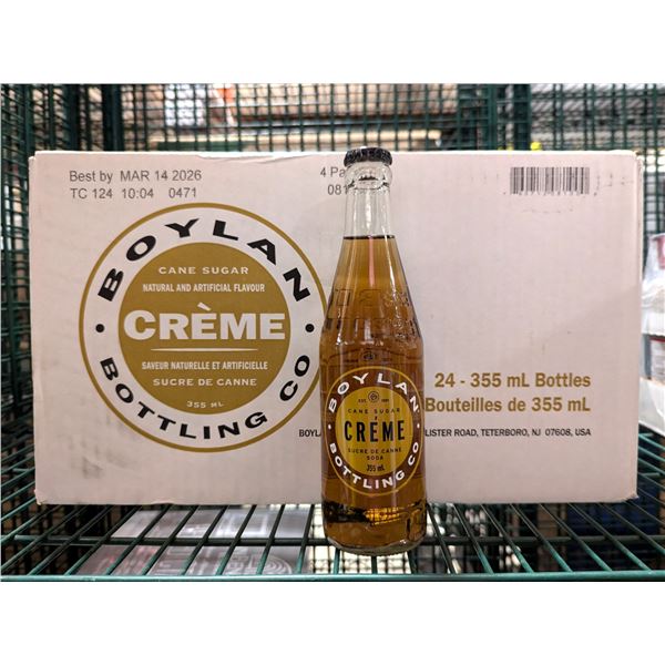 Boylan Crème 355mL - Lot of 24 ( 1 case ) | EC3