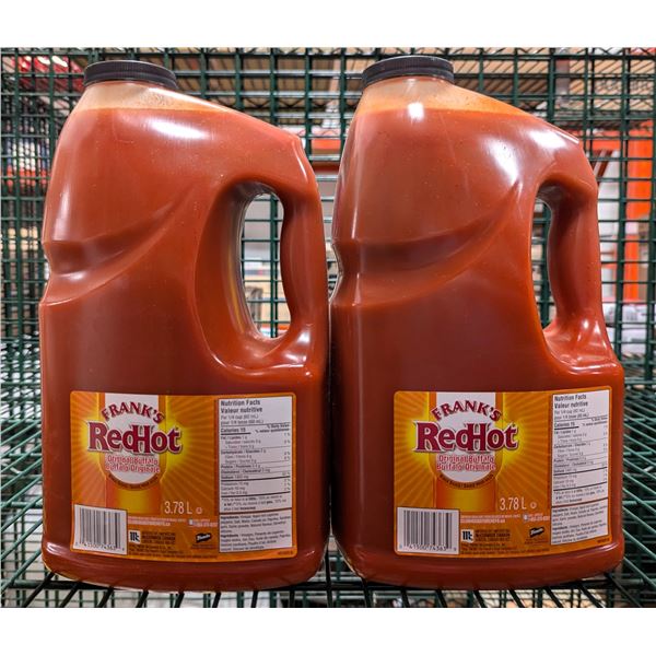 Frank's Red Hot Original Buffalo Wings Sauce 3.78L - Lot of 2 | EC3
