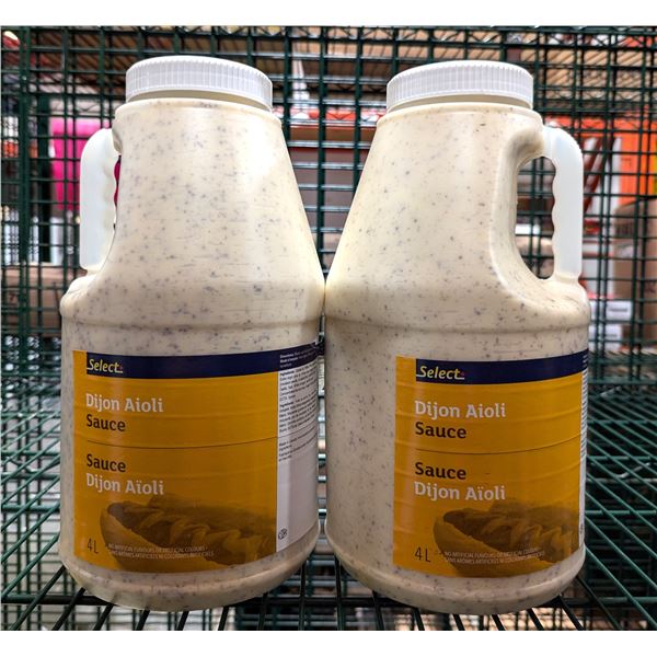 Select Dijon Aioli Sauce 4L - Lot of 2 | EC3