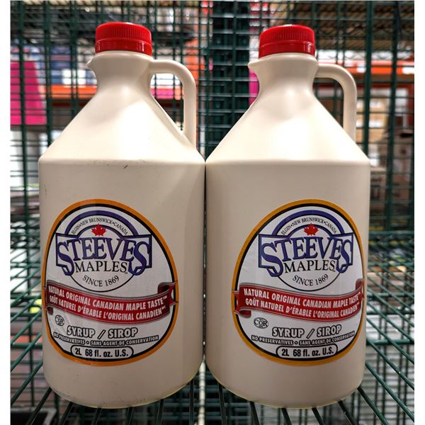 Steeves Maples Syrup 2L - Lot of 2 | EC2