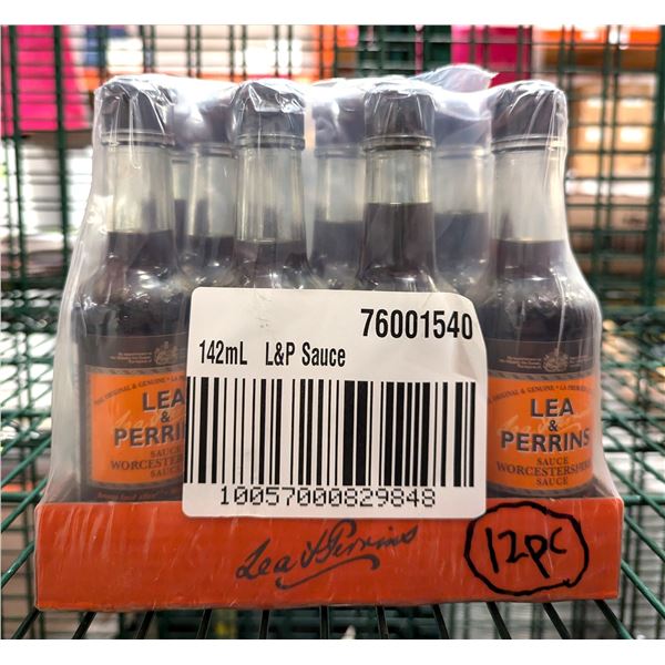 Lea & Perrins Worcestershire Sauce 142mL - Lot of 12 | EC2