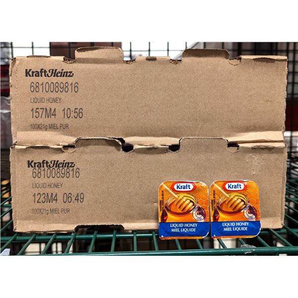 Kraft Heinz Liquid Honey 21g - Lot of 200 ( 2 cases ) | MM1