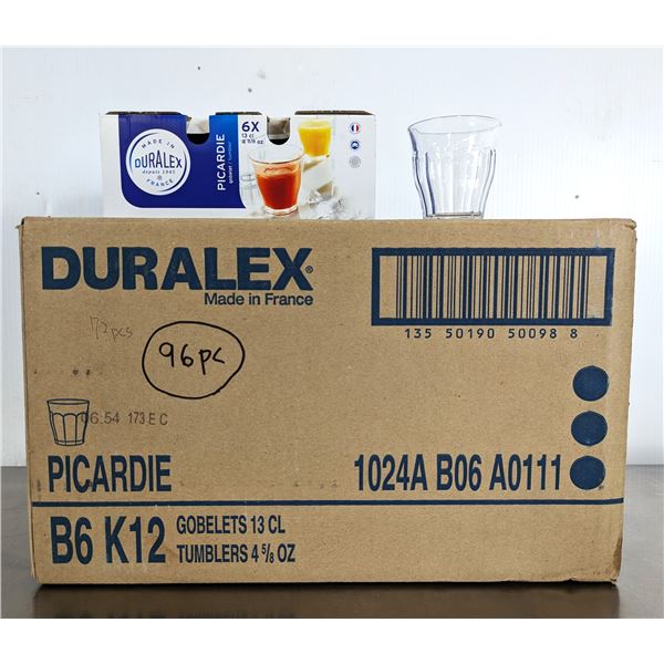 Duralex 4-5/8oz Picardie Tumblers - Lot of 96 | L8-MC2
