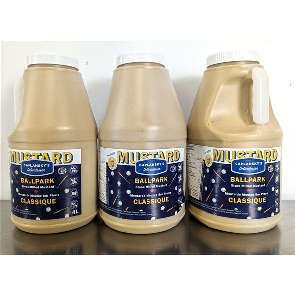 Caplansky's Delicatessen Mustard, 4L - Lot of 3 | EC1