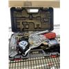 Image 8 : ASSORTED TOOLS IN HARD CASE, SOCKETS ETC AND LED WORKLIGHT