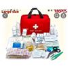 Image 1 : 186PC DELUXE FIRST AID KIT WITH PORTABLE BAG: ESSENTIAL EMERGENCY SUPPLIES FOR CAMPING, HIKING, AND 