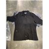 Image 2 : SIX NEW BLACK WORK SHIRTS, SIZE XL